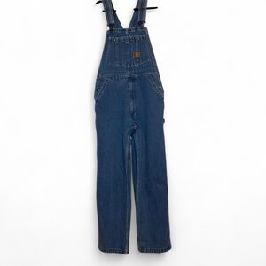 90s Vintage Work n’ Sport Blue Denim Overalls
